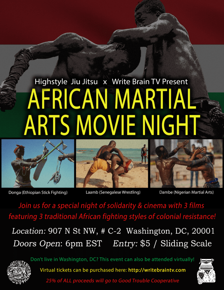 African Martial Arts Movie Nite (4/25)
