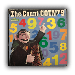 The Count Counts Sesame Street LP (1975)