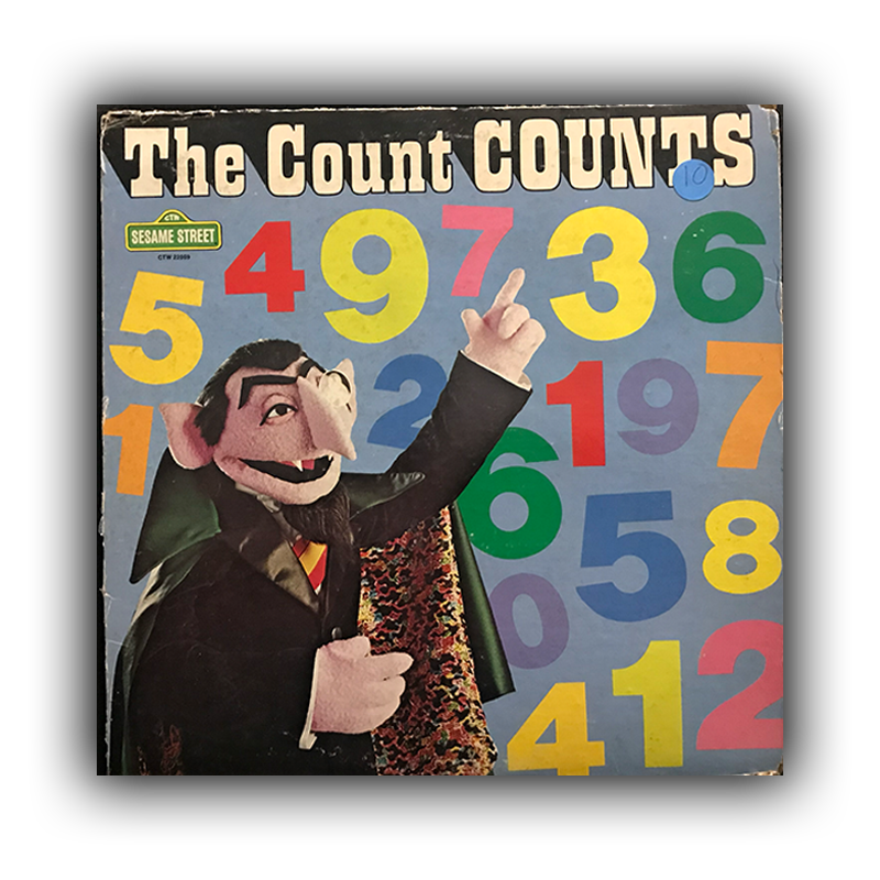 The Count Counts Sesame Street LP (1975)